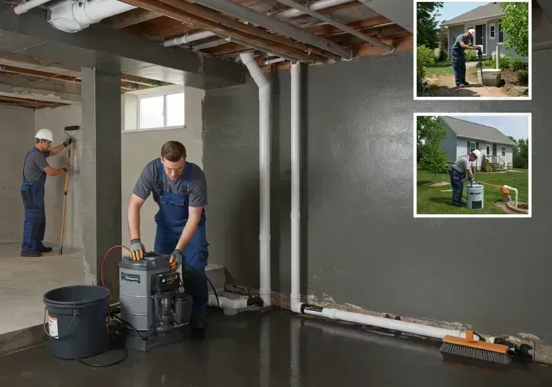 Basement Waterproofing and Flood Prevention process in Houston, MO